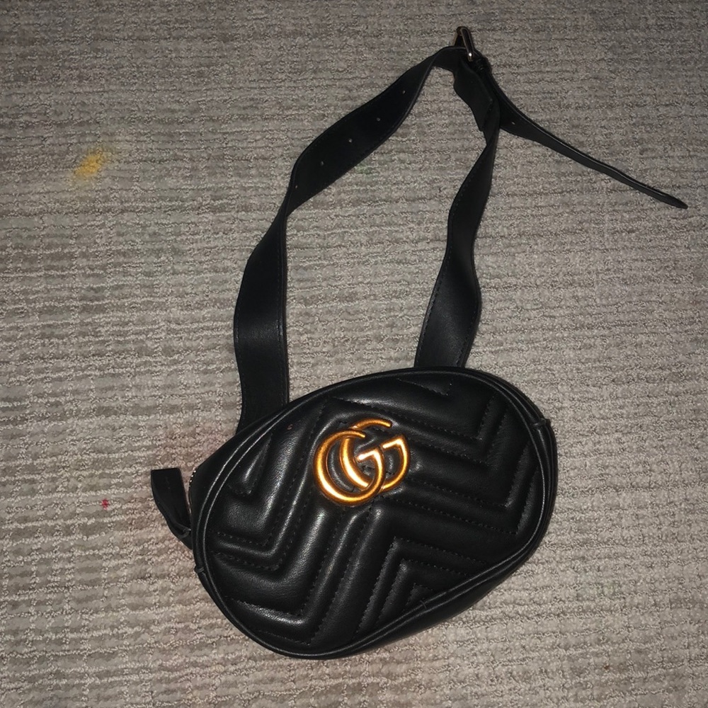 Black fanny pack/crossbody